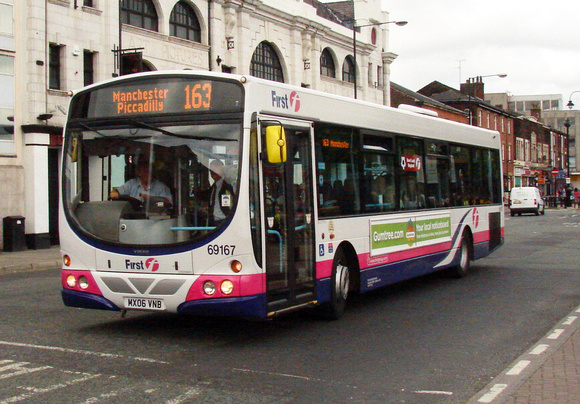 Route 163, First Manchester 69167, MX06VNB, Bury