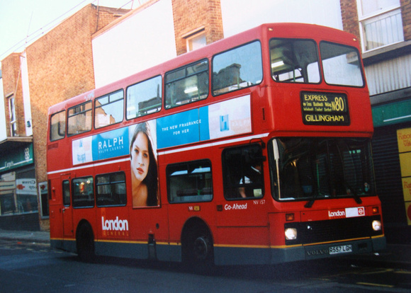 Route N80, London Central, NV157, R557LGH, Gillingham