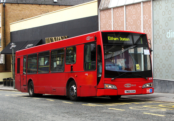 Route 126, Metrobus 614, YM55SXH, Bromley