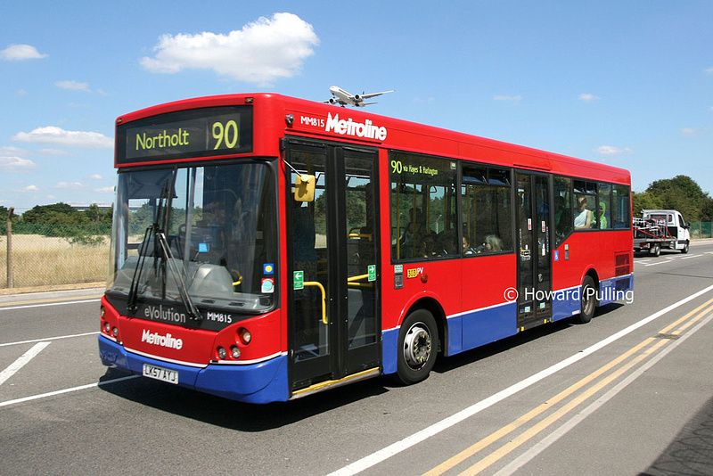 London Bus Routes Route 90 Feltham Northolt Route 90, Metroline