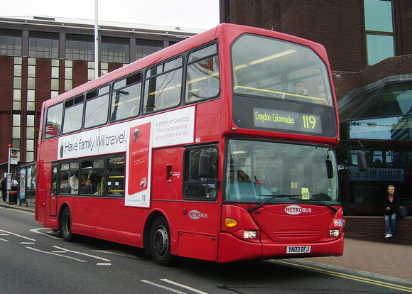 Route 119, Metrobus 461, YN03DFJ, Croydon