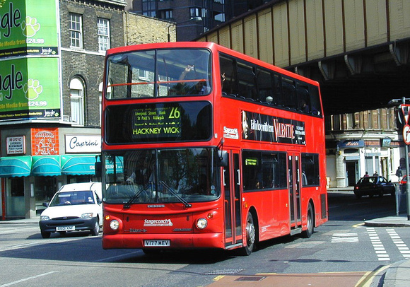 Route 26, Stagecoach London, TA177, V177MEV, Waterloo