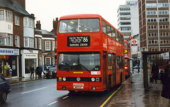 Route 86, Stagecoach London, T11, WYV11T