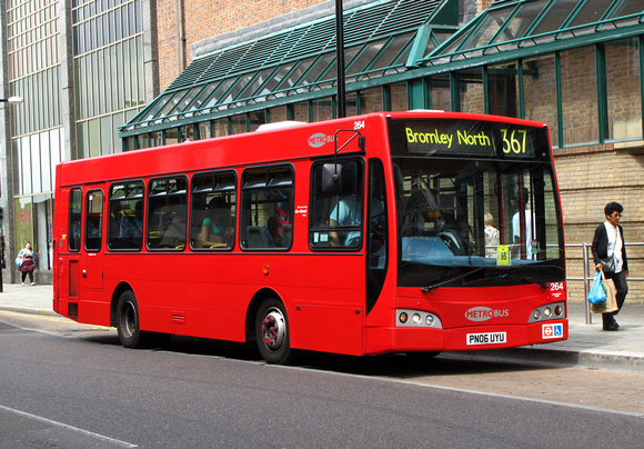 Route 367, Metrobus 264, PN06UYU, Bromley