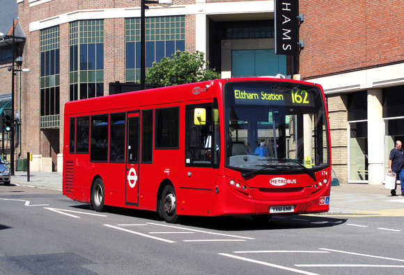 Route 162, Metrobus 174, YX61ENR, Bromley