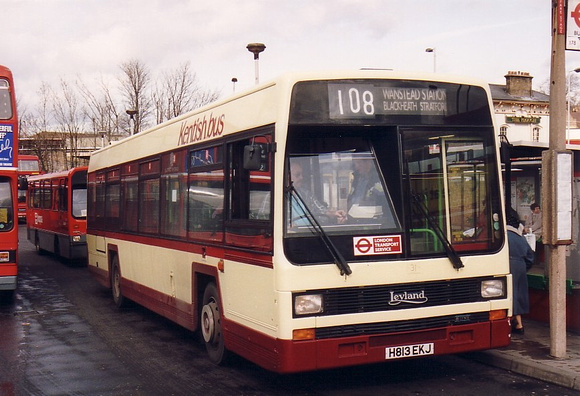 Route 108, Kentish Bus 813, H813EKJ, Lewisham