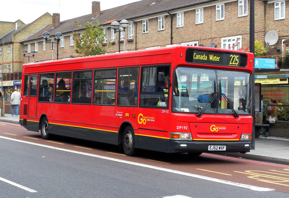 Route 225, Go Ahead London, DP192, EJ52WXF, New Cross