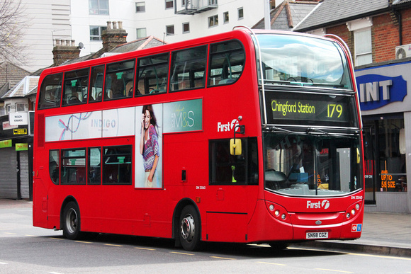 Route 179, First London, DN33563, SN58CGZ, Ilford