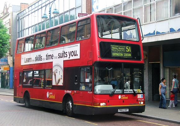 Route 51, London Central, PVL269, PN02XBT, Woolwich