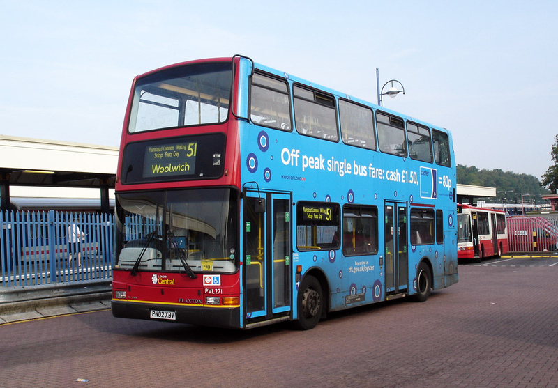 London Bus Routes | Route 51: Orpington Station - Woolwich | Route 51 ...