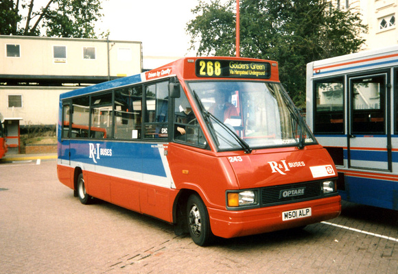 Route 268, R & I Buses 243, M501ALP