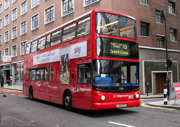 Route 15, Stagecoach London 17751, LX03BTF, Aldgate