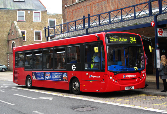 Route 314, Stagecoach London 36554, LX12DKJ, Bromley