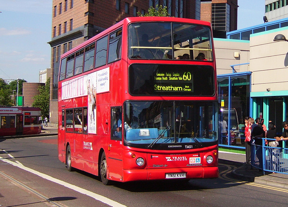 Route 60, Travel London, TA51, YN51KVH, Croydon