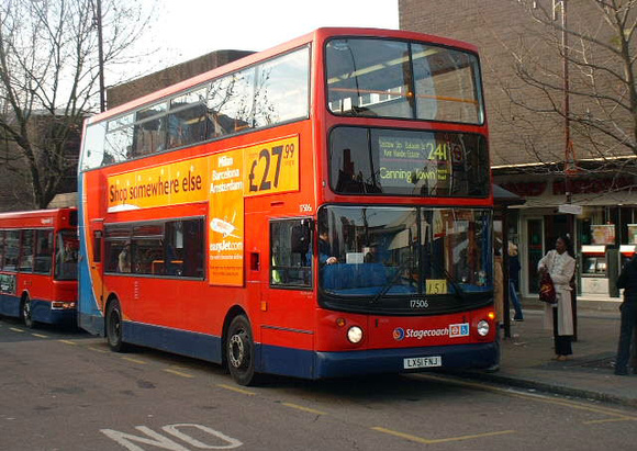 Route 241, Stagecoach London 17506, LX51FNJ, Stratford