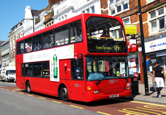 Route 119, Metrobus 456, YN03DFC, Bromley