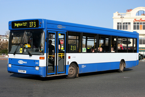 Route 273, Metrobus 243, R743BMY, Brighton