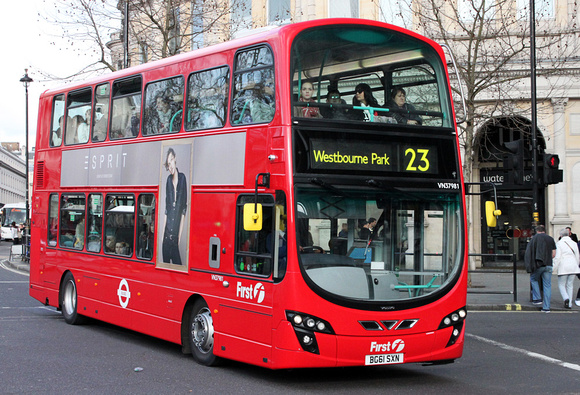 Route 23, First London, VN37981, BG61SXN, Trafalgar Square