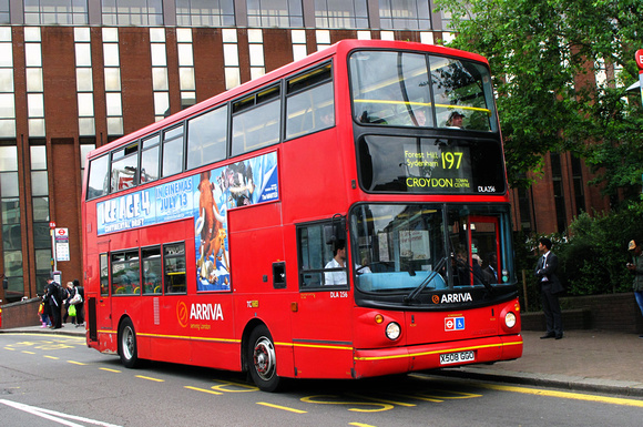 Route 197, Arriva London, DLA256, X508GGO, East Croydon