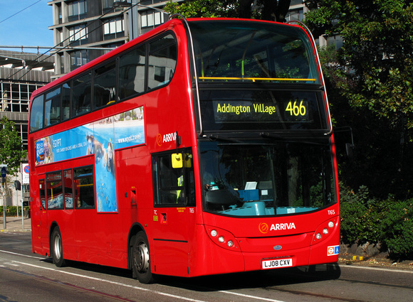 Route 466, Arriva London, T65, LJ08CXV, Croydon