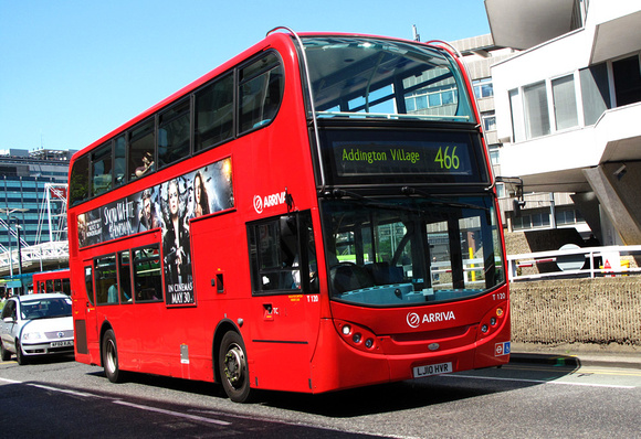 Route 466, Arriva London, T120, LJ10HVR, East Croydon