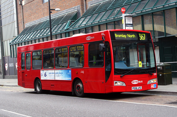 Route 367, Metrobus 232, PO56JFG, Bromley