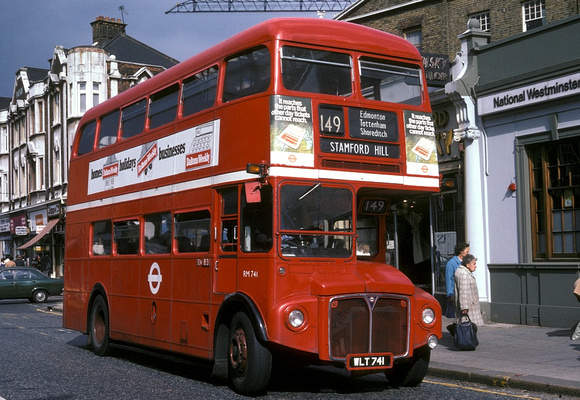 Route 149, London Transport, RM741, WLT741