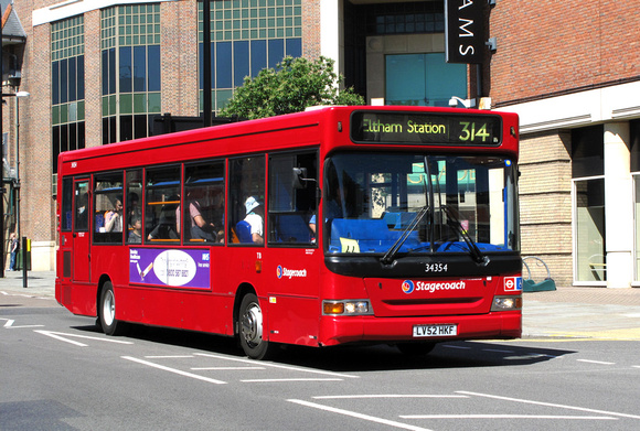 Route 314, Stagecoach London 34354, LV52HKF, Bromley