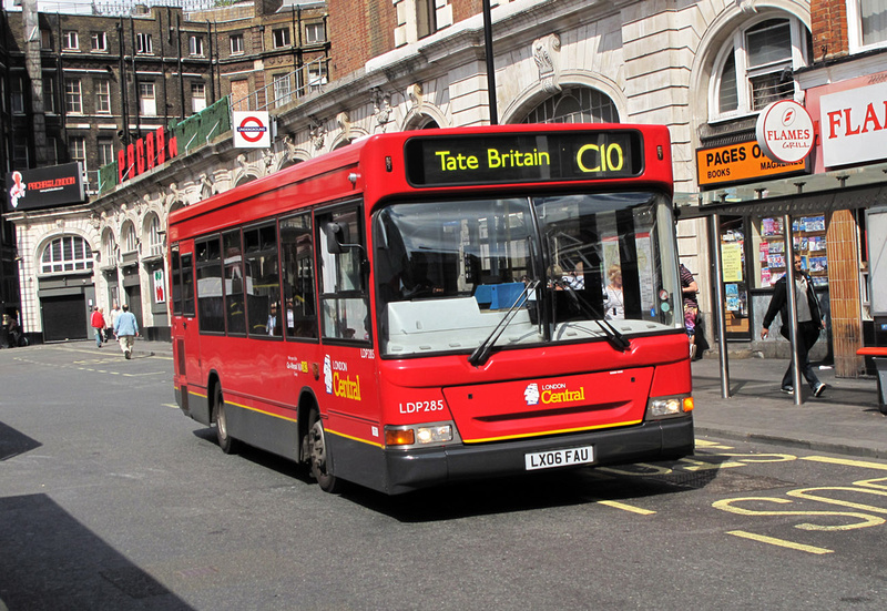 London Bus Routes | Route C10: Canada Water - Victoria | Route C10 ...