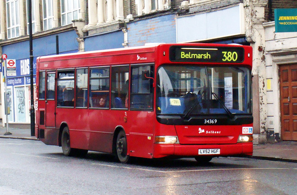 Route 380, Selkent ELBG 34369, LV52HGF, Woolwich