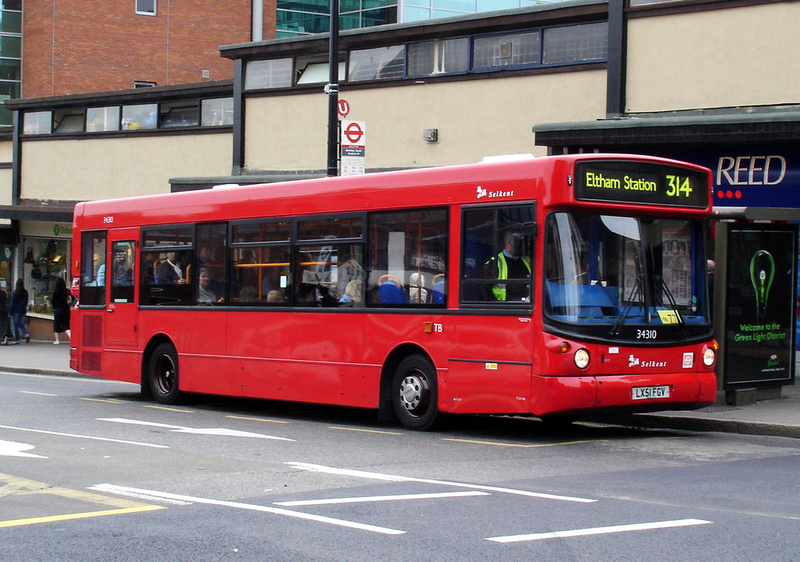 London Bus Routes | Route 314: Eltham Station - New Addington