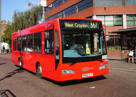 Route 367, Metrobus 268, PN06UYY, Bromley