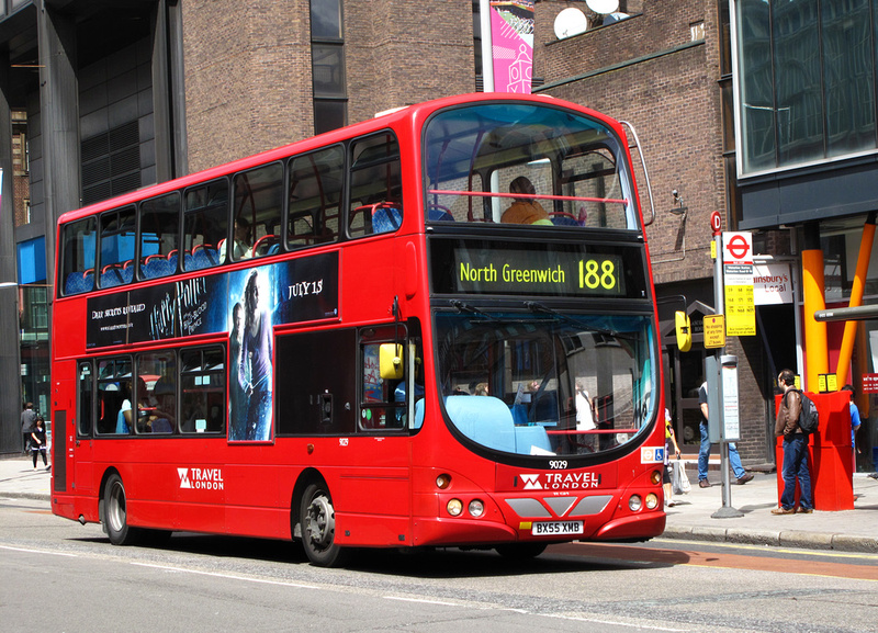 London Bus Routes | Route 188: North Greenwich - Russell Square | Route ...