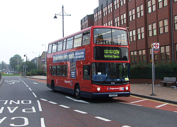 Route 374, Stagecoach London 18456, LX55EPC, Romford