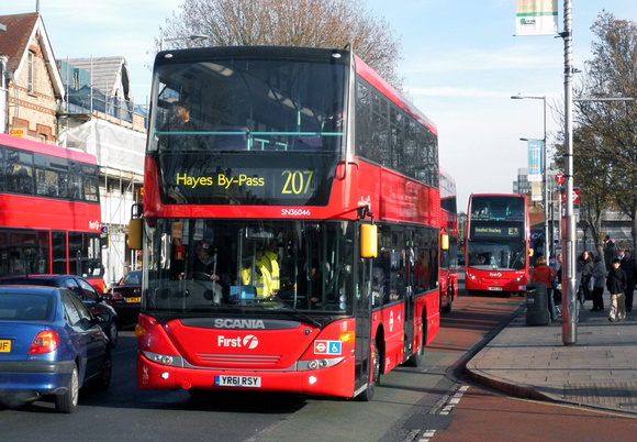 Route 207, First London, SN36046, YR61RSY, West Ealing