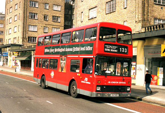 Route 133, London General, VC14, G114NGN, Streatham