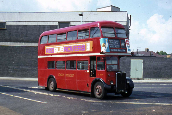 Route 141A, London Transport, RT2104, LYF80, Grove Park John Parkin