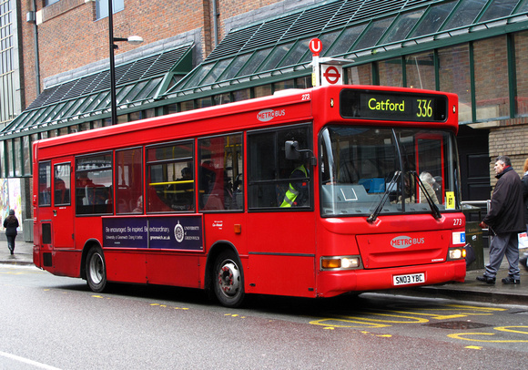 Route 336, Metrobus 273, SN03YBC, Bromley