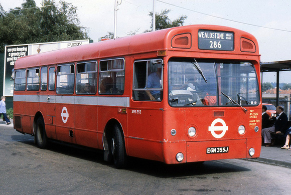 Route 286, London Transport, SMS355, EGN355J, Edgware