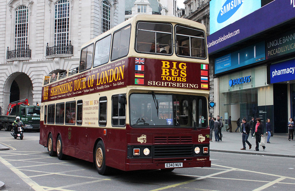 Big Bus Tours, MBHO340, E340NUV, Piccadilly Circus