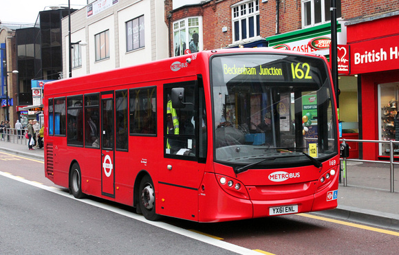 Route 162, Metrobus 169, YX61ENL, Bromley