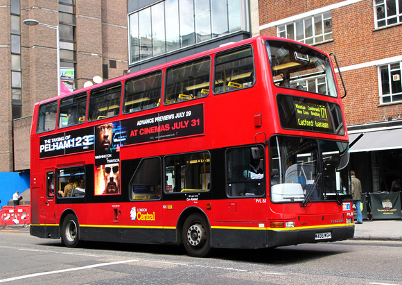 Route 171, London Central, PVL88, W488WGH, Waterloo