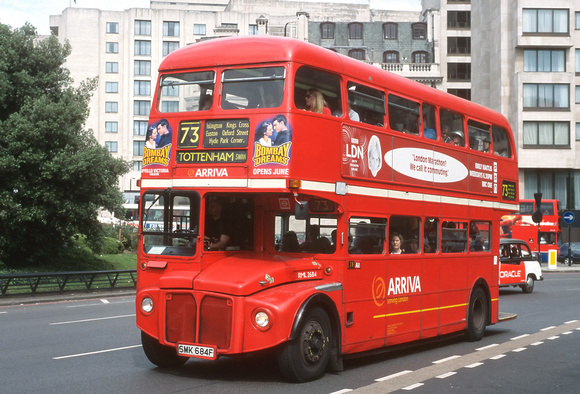 Route 73, Arriva London, RML2684, SMK684F, Marble Arch