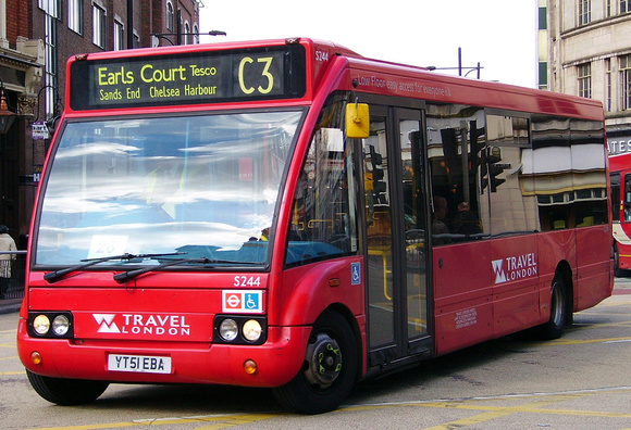 Route C3, Travel London, S244, YT51EBA, Clapham Junction