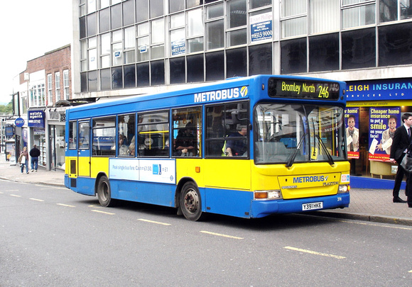 Route 246, Metrobus 391, Y391HKE, Bromley