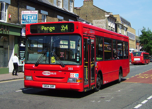 Route 354, Metrobus 255, SN54GRF, Bromley