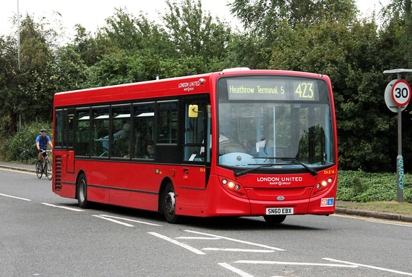 Route 423, London United RATP, DLE16, SN60EBX