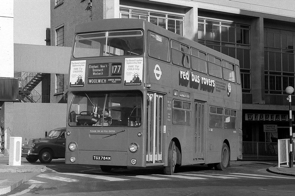Route 177, London Transport, DMS784, TGX784M, Woolwich