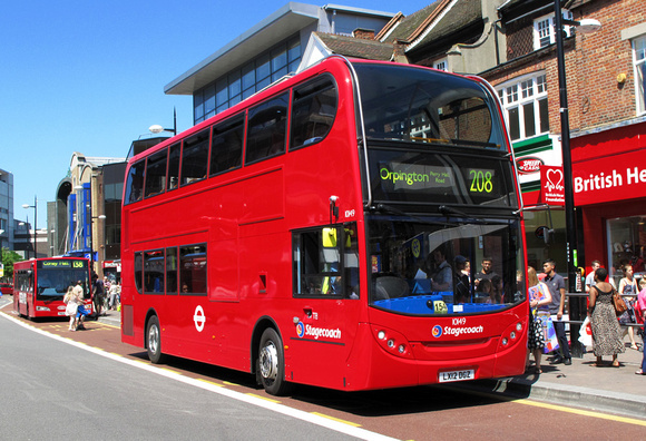 Route 208, Stagecoach London 10149, LX12DGZ, Bromley