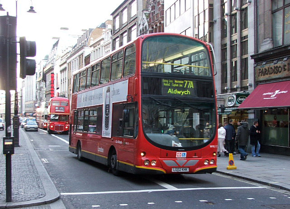 Route 77A, London General, WVL12, LG02KHK, The Strand